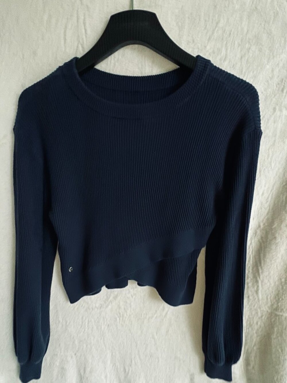 Lululemon Reversible Crossover Sweater in Dark Blue